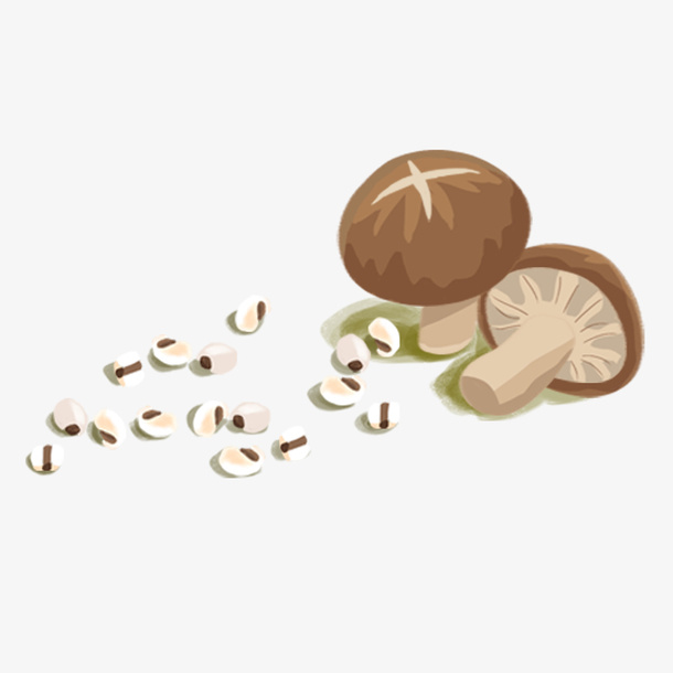 卡通手绘蔬菜装饰海报设计免抠