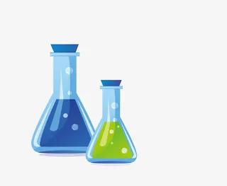 卡通试剂瓶免抠