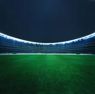 露天绿地体育场场景免抠