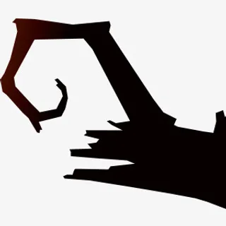 万圣节树枝免抠