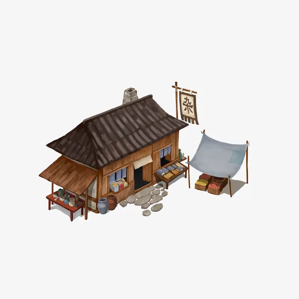 古代游戏内的杂货铺免抠