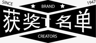 黑色平面简洁获奖名单标签免抠