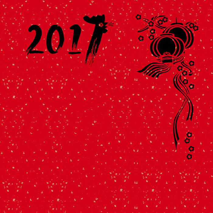 2017鸡年灯笼主图背景素材高清
