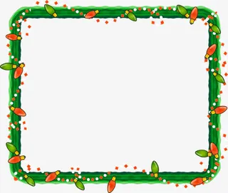 绿叶边框免抠