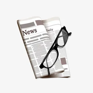 白色现代纸质用品免抠