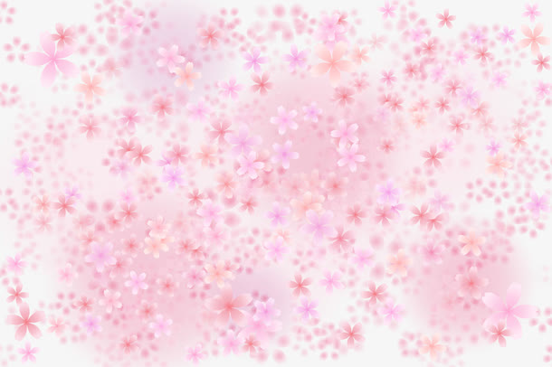 矢量粉色樱花免抠