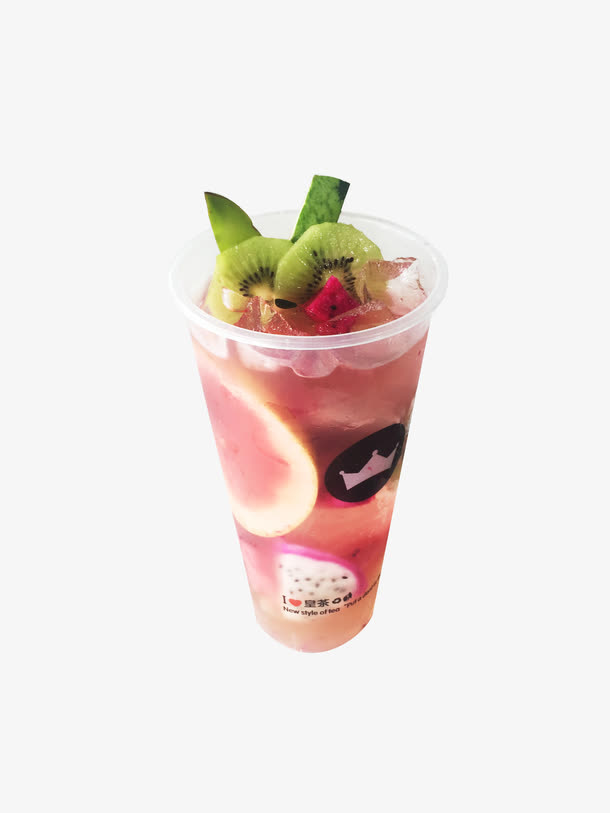 水果饮品免抠