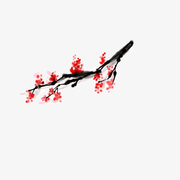 梅花 中国风 装饰元素 树枝 植物免抠
