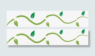 绿色藤蔓叶子矢量图免抠