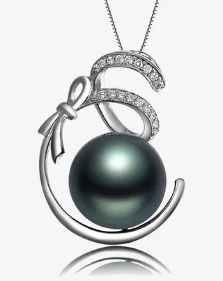 嵌珍珠吊坠免抠