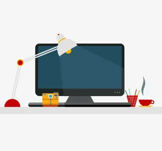 商务网站电脑图标素材免抠