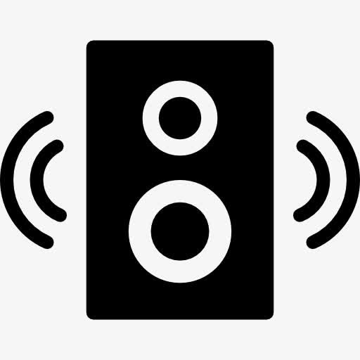 响亮的低音箱图标免抠