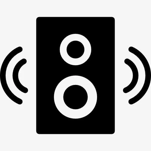 响亮的低音箱图标免抠