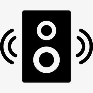 响亮的低音箱图标免抠
