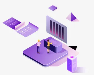 互联网区块链概念免抠