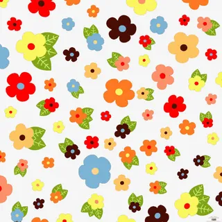 碎花图案设计免抠