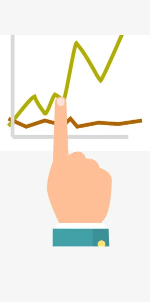 经济数据图免抠