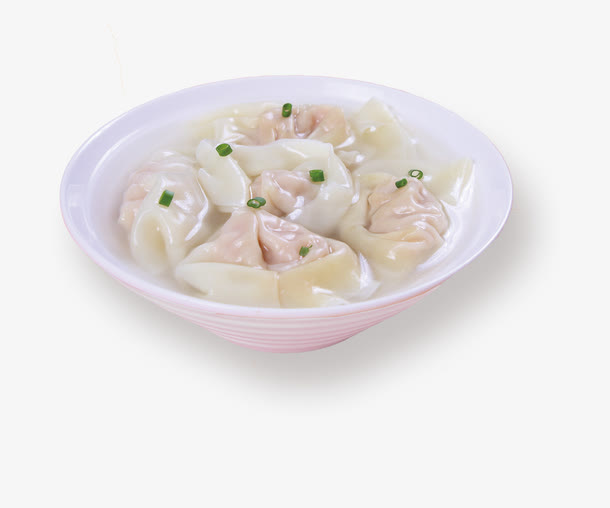 一碗馄饨免抠装饰生活用品元素