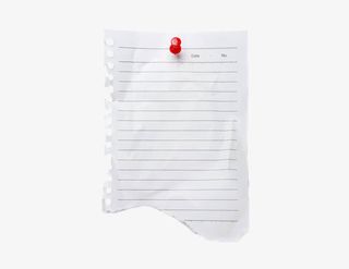 白色课本纸免抠