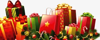 圣诞惊喜礼盒活动免抠