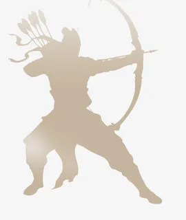 射箭剪影免抠