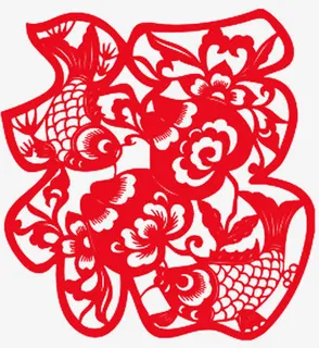 福剪纸透明背景素材免费下载免抠