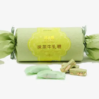 抹茶牛轧糖免抠