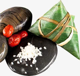 红枣鹅软石粽子免抠