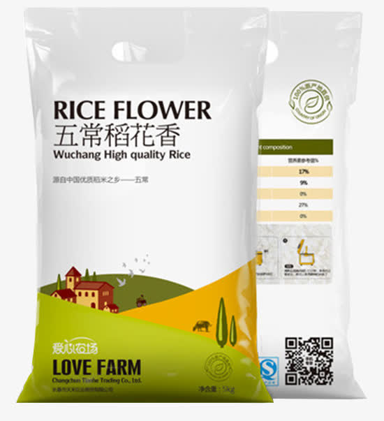五常稻花香免抠