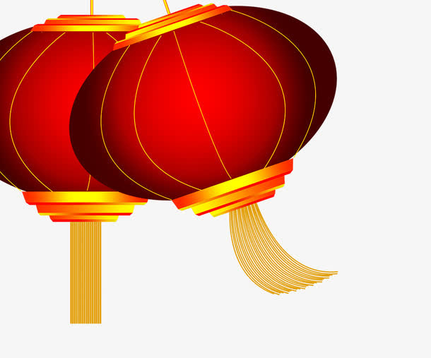 红色的大灯笼免抠