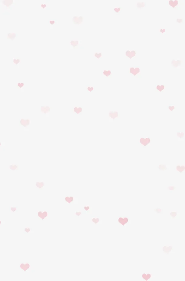 粉色手绘卡通唯美爱心免抠