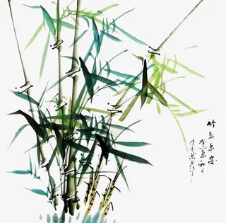 竹报平安图免抠