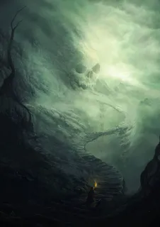 魔鬼绿色背景大屏免抠 魔鬼绿色背景大屏免抠