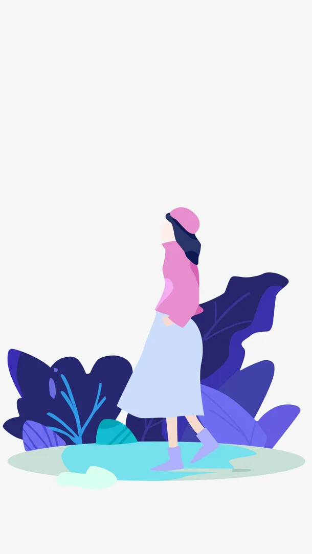 女生节女生插画素材免抠