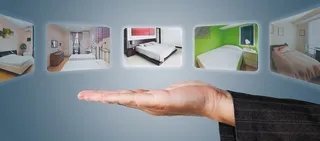 科幻广告设计手背景高清