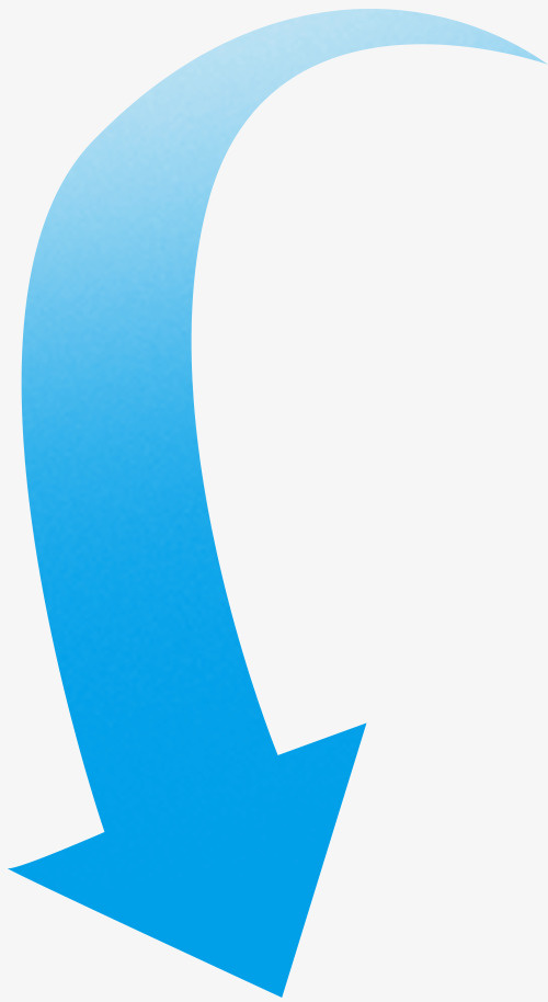 弧形旋转箭头免抠标签元素