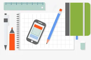 学习用品矢量免抠