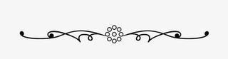 小花花纹装饰分割线免抠