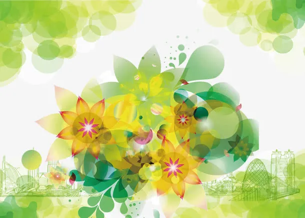 梦幻健康装饰免抠