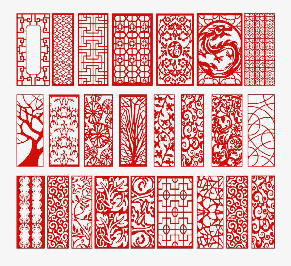 红色窗格素材免抠
