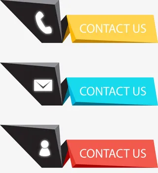 矢量手绘立体标签免抠