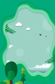 绿色背景春天高清