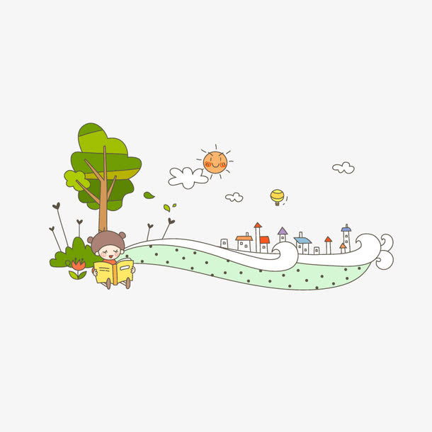 海报底部装饰免抠漂浮彩带元素