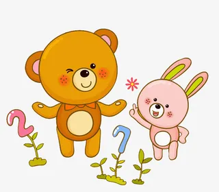 开心的动物免抠