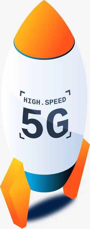 5G信息高速化智能时代免抠
