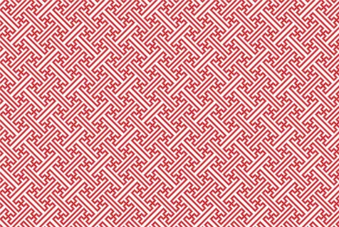 卡通红色新年底纹矢量图免抠