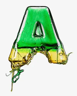 创意糖果字母A设计免抠