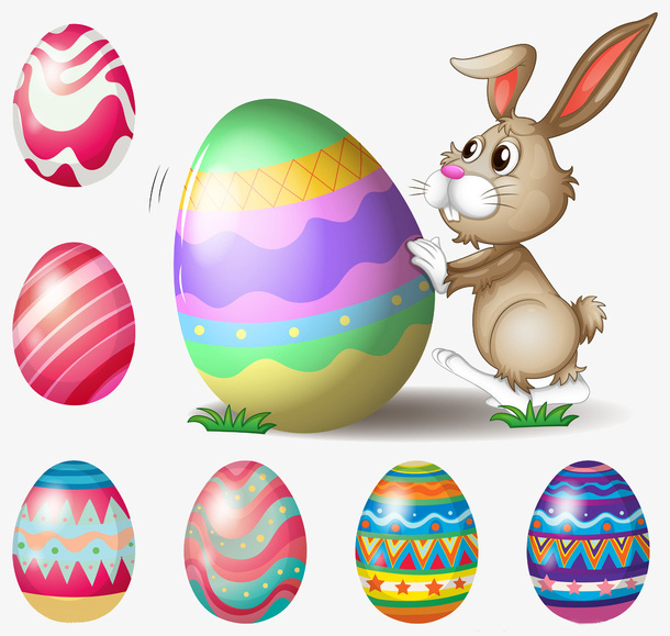 复活节节日元素免抠