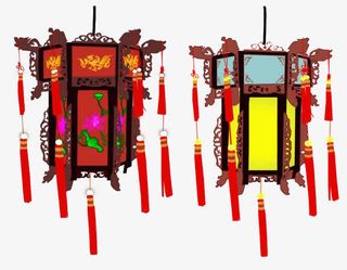 古典中国风宫灯免抠