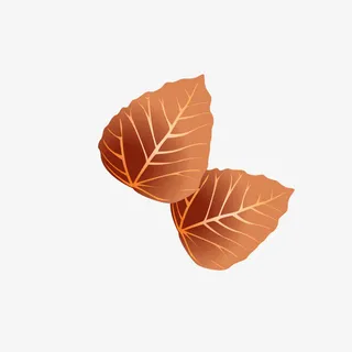 枯叶枝叶图案免抠